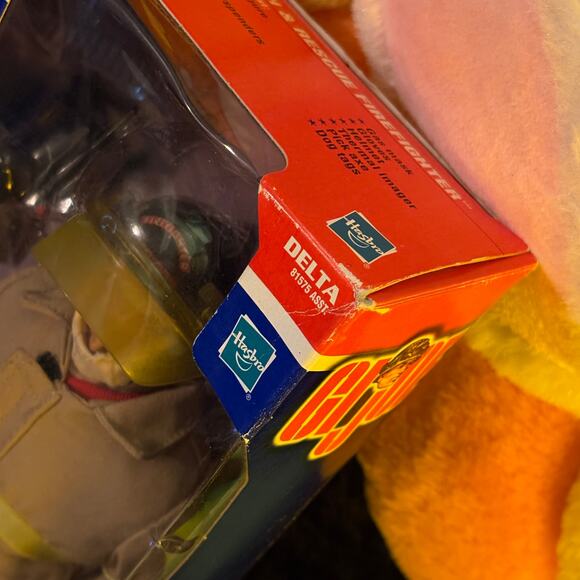 GI Joe 12” Search & Rescue Firefighter 2001 Delta Series TAN Variant New in Box - Picture 3 of 8